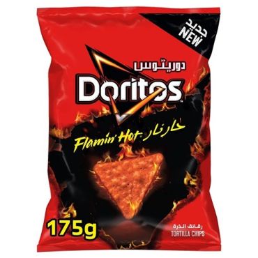 Doritos Chips, 175Gm-Flamin Hot, 20 Pieces Per Carton